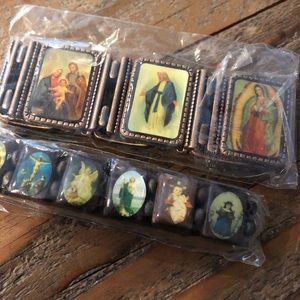 elastic religious icon bracelets